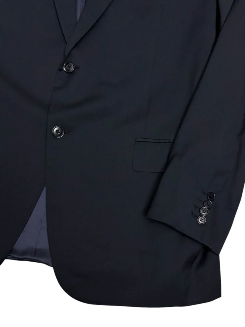 ZEGNA Luxury Designer Blazer Blue Business Casual Formal Jacket Mens 46L